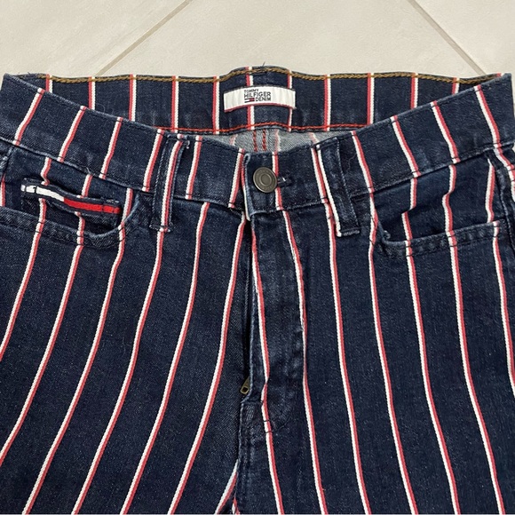 STRIPED TOMMY HILFIGER SKINNY JEANS size 0 - Picture 6 of 11